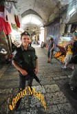 Jerusalem Souq Military Policewoman