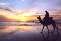 Agadir Sunset On The Beach