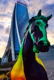 Leonardo Horse Project Interpreted By Marcelo Burlon