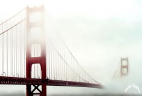 Fog on the Golden Gate Bridge - San Francisco 