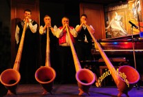 Swiss Traditional Long Horn Players