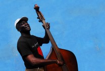 Santiago De Cuba Street Bass Player